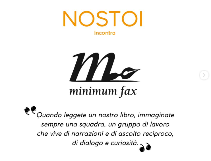 Sabato 21 gennaio e domenica 22 gennaio 2023, Itaca Colonia Creativa incontra Minimum Fax. A rappresentare la Casa Editrice ci sono: Daniele Di Gennaro, fondatore ed editore della casa editrice, e Graziano Gala, autore di Sangue di Giuda.